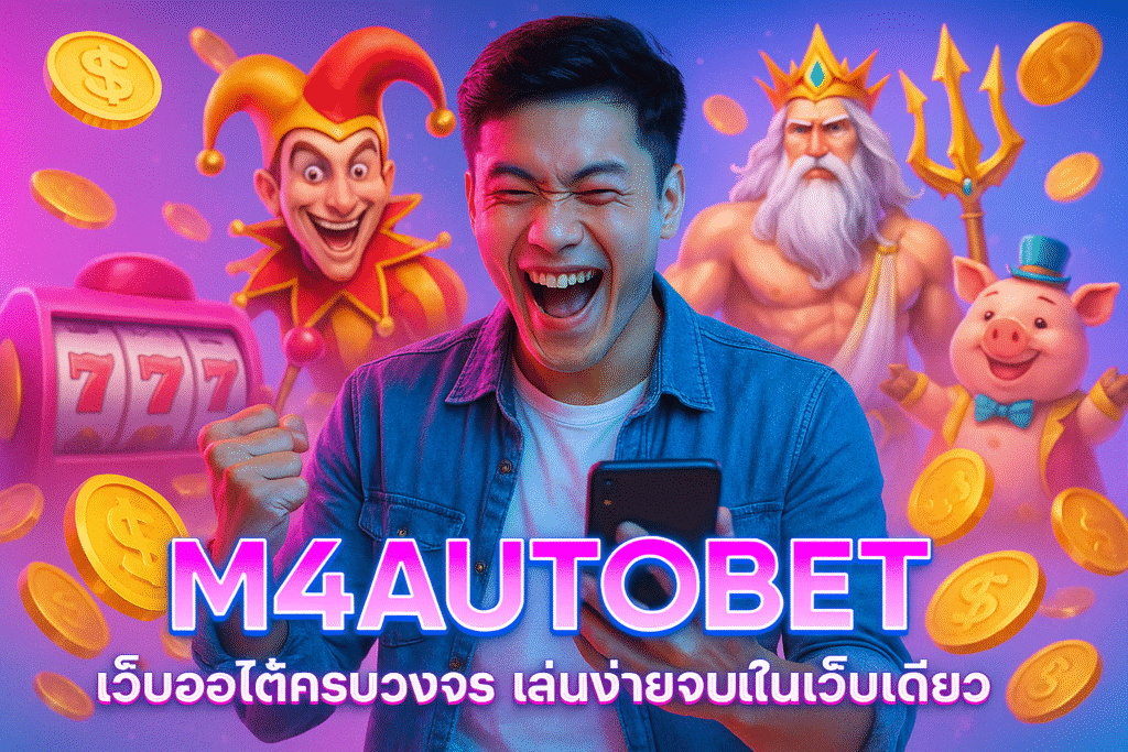 M4AUTOBET เว็บออโต้ครบวงจร เล่นง่ายจบในเว็บเดียว