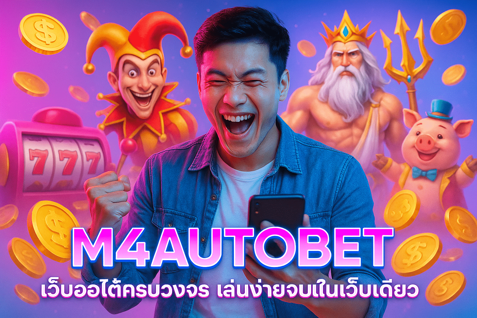 M4AUTOBET เว็บออโต้ครบวงจร เล่นง่ายจบในเว็บเดียว