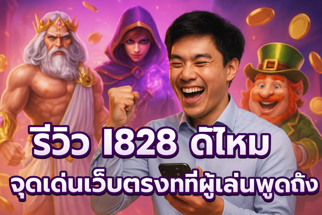 รีวิว I828 ดีไหม จุดเด่นเว็บตรงที่ผู้เล่นพูดถึง