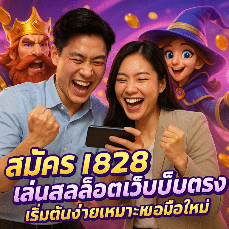 สมัคร I828 เล่นสล็อตเว็บตรง เริ่มต้นง่ายเหมาะมือใหม่
