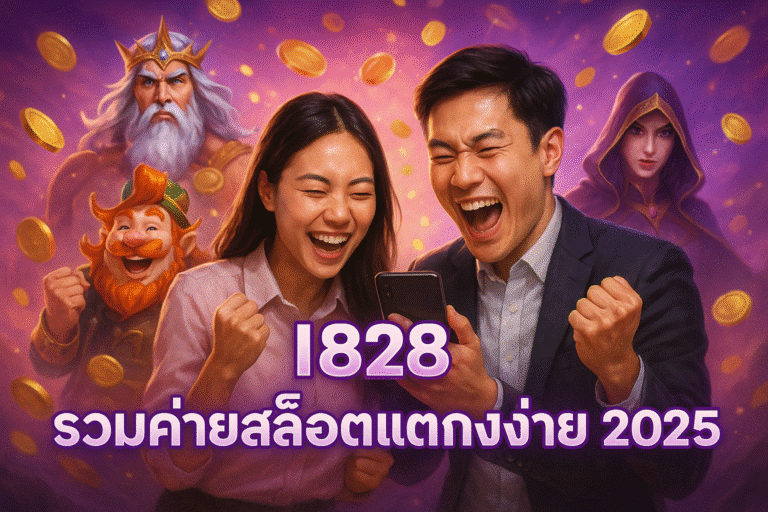 I828 รวมค่ายสล็อตแตกง่าย 2025 เล่นครบทุกเกมฮิต