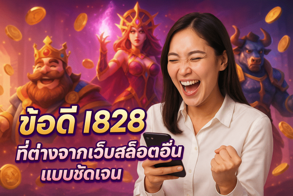 ข้อดี I828 ที่ต่างจากเว็บสล็อตอื่นแบบชัดเจน