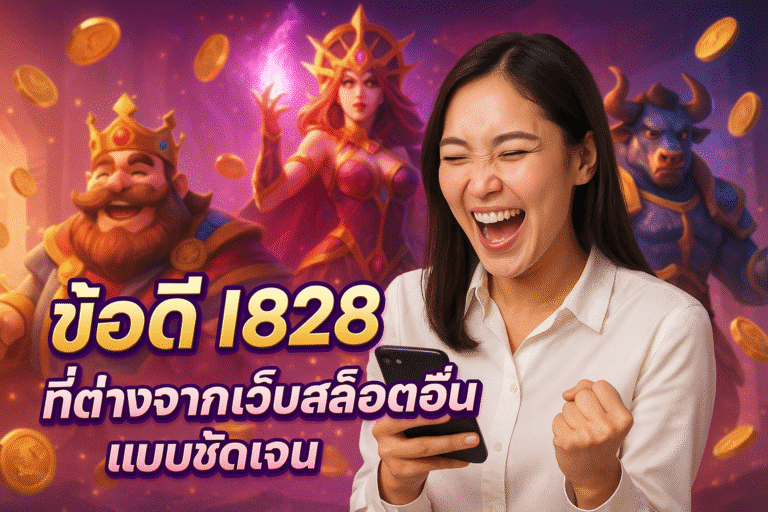 ข้อดี I828 ที่ต่างจากเว็บสล็อตอื่นแบบชัดเจน