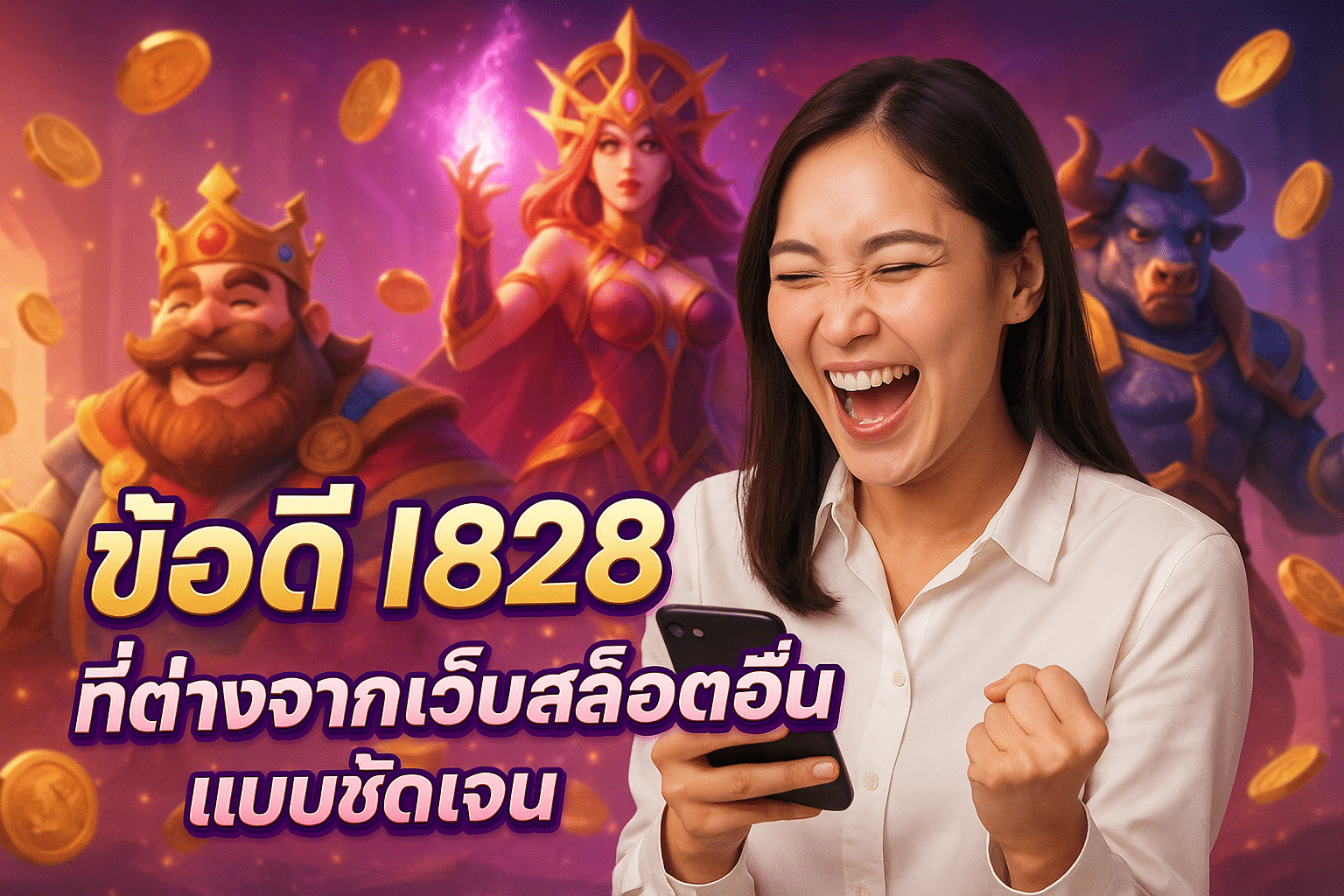 ข้อดี I828 ที่ต่างจากเว็บสล็อตอื่นแบบชัดเจน