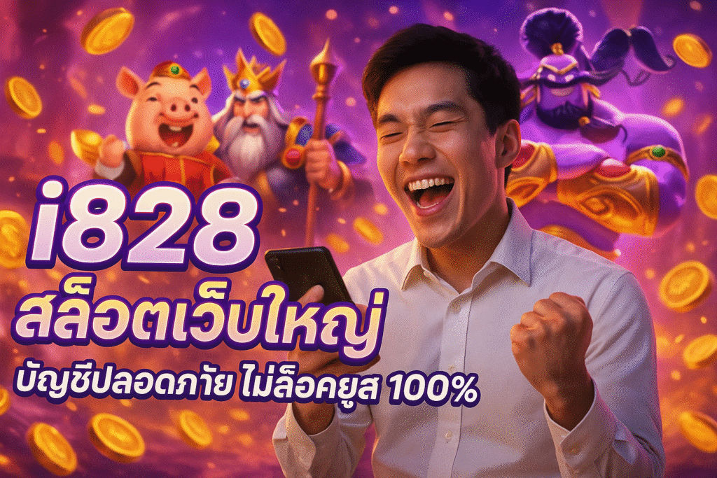 I828 สล็อตเว็บใหญ่ บัญชีปลอดภัย ไม่ล็อคยูส 100%