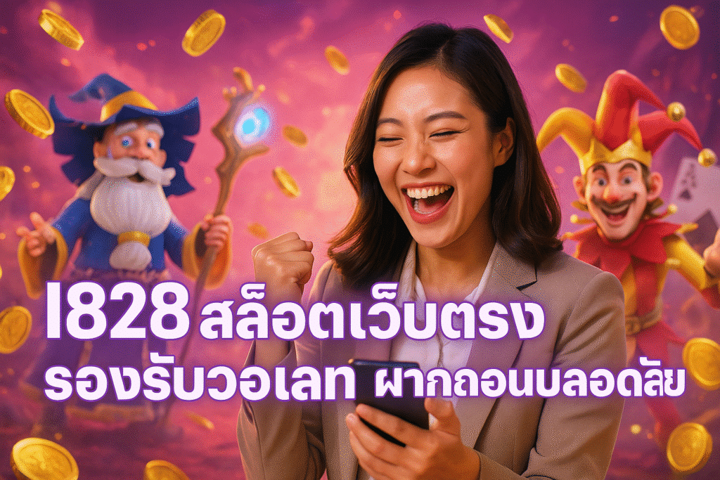 I828 สล็อตเว็บตรง รองรับวอเลท ฝากถอนปลอดภัย