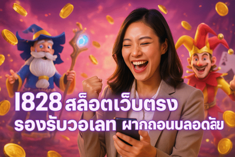 I828 สล็อตเว็บตรง รองรับวอเลท ฝากถอนปลอดภัย
