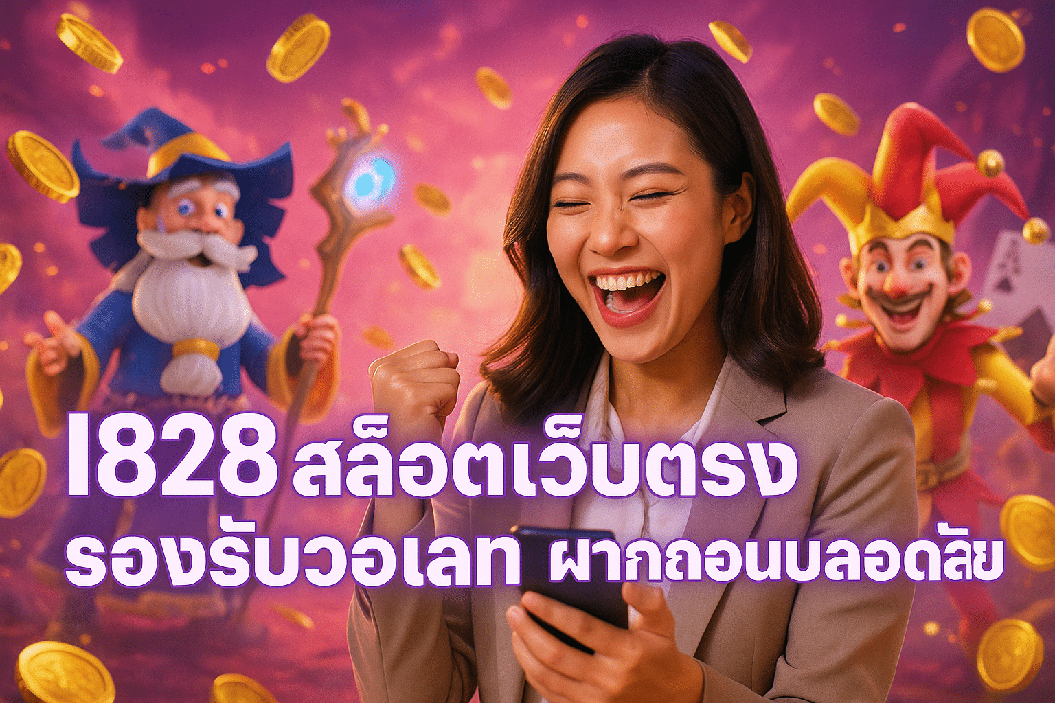 I828 สล็อตเว็บตรง รองรับวอเลท ฝากถอนปลอดภัย